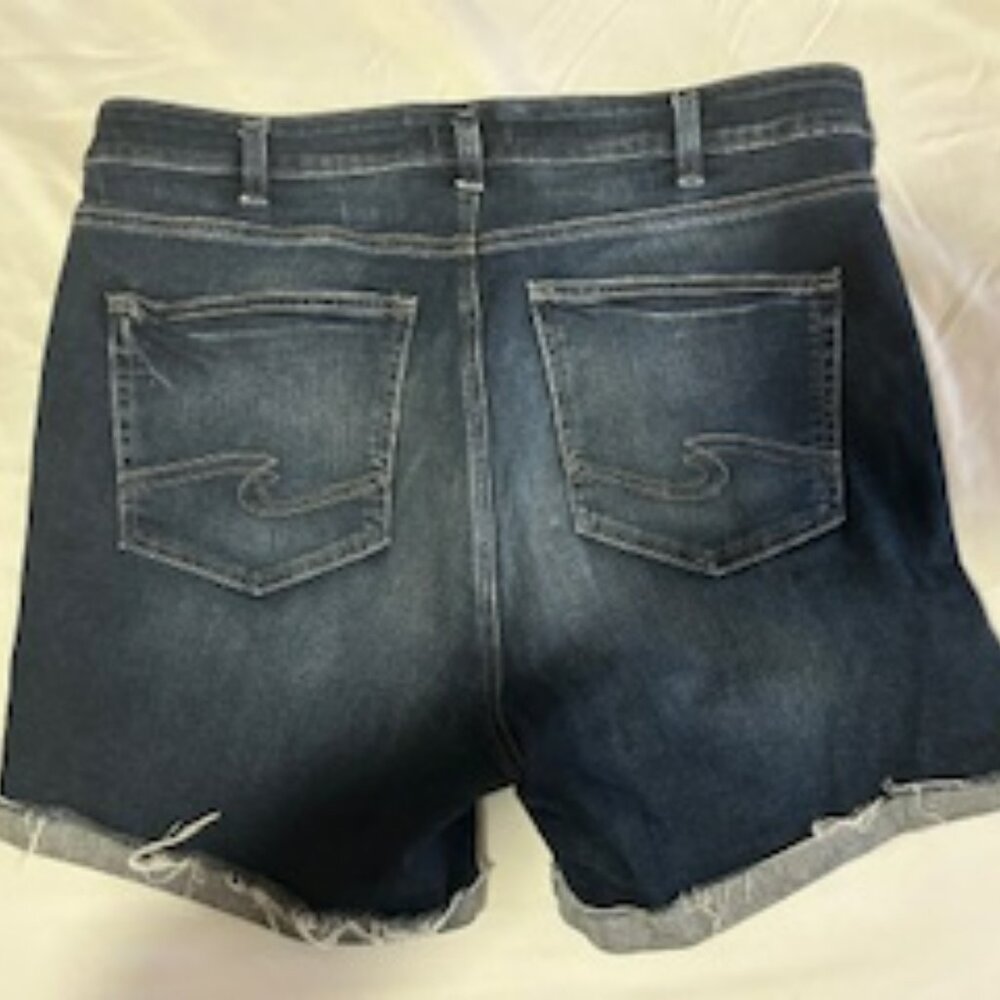 Silver Jeans Midnight Blue Denim Shorts - Picture 2 of 4
